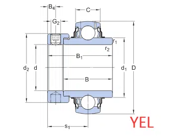 SKF BEARING YEL 206-104-2F - SKF Bearing|NSK Bearing|FAG Bearing-CMTG ...